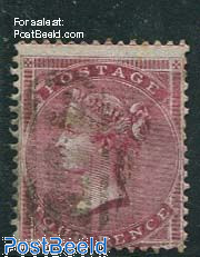 4p Redcarmine, Queen Victoria