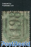 1Sh, Yellowgreen, Queen Victoria