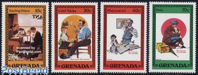 Stamps with the theme Norman Rockwell - Freestampcatalogue.com