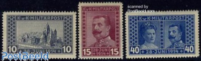 Bosnia and Herzegovina 1917 Archduke Franz Ferdinand Assassination Commemorative Set
