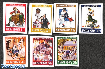 Stamps with the theme Norman Rockwell - Freestampcatalogue.com