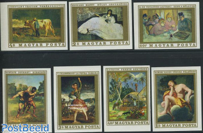 French paintings 7v imperforated