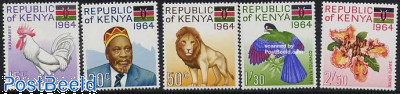 Kenya 1964 Republic Day Commemorative Issue