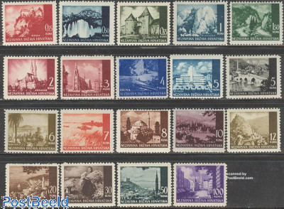 Croatia 1941 Landscapes and Views Definitive Set