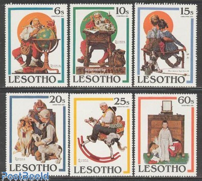 Stamps with the theme Norman Rockwell - Freestampcatalogue.com