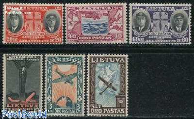 Lithuania 1934 Lituanica Transatlantic Flight Airmail Set
