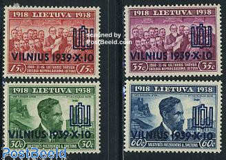 Lithuania 1939 Vilnius Reunification and Independence Anniversary