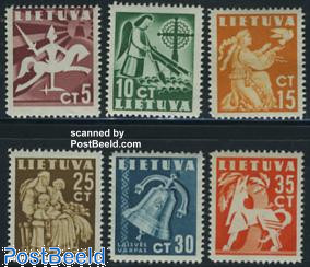 Lithuania 1940 Peace Definitives Set