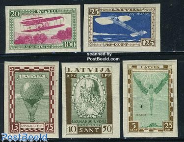 航空切手（ラトビア 1932年） Stamps from Latvia - Freestampcatalogue.com - The free online