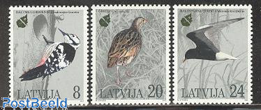European nature conservation, birds 3v