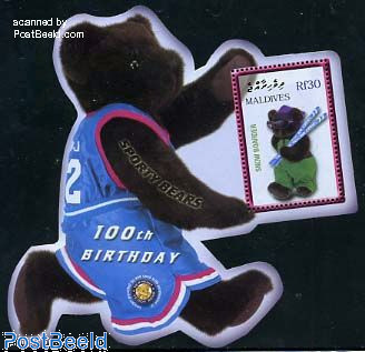 Teddy bear, snowboard s/s