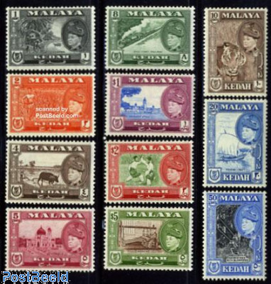 Kedah 1957 Definitive Series