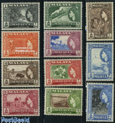 Malacca 1957 Definitive Series