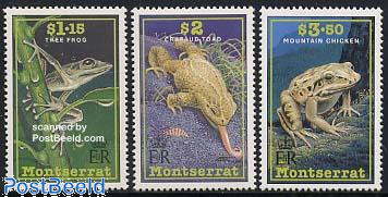 Frogs & toads 3v