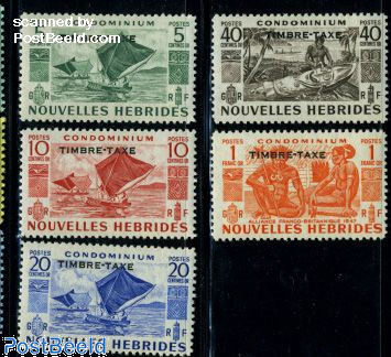 Stamps from New Hebrides - Freestampcatalogue.com - The free