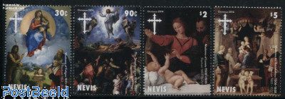 Christmas, Raphael Paintings 4v