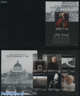 Pope Benedict XVI 2 s/s