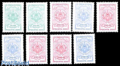 Definitives 9v, with year 2005