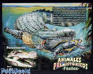 Prehistoric animals s/s