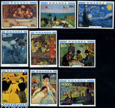 Impressionist paintings 9v