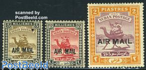 Sudan 1931 Air Mail Definitives Set of 3