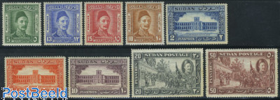Sudan 1935 General Gordon and Buildings Definitive Set