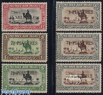 Sudan 1935 Airmail Overprints Set
