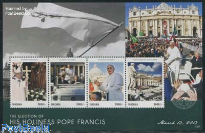 Pope Francis 4v m/s