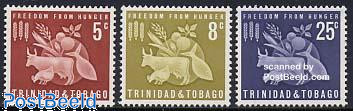 Trinidad and Tobago 1963 Freedom from Hunger Set
