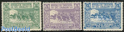 Uruguay 1925 Centenary of the Battle of Sarandi Set