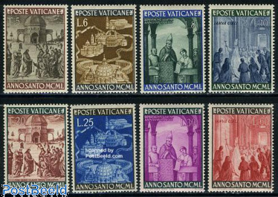 Holy year 1950 8v