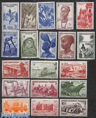 Stamps from French West Africa - Freestampcatalogue.com - The free