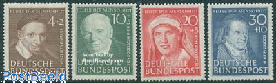 Welfare, famous persons 4v