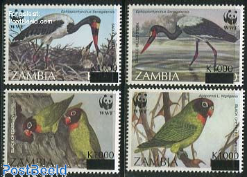 Overprints WWF 4v