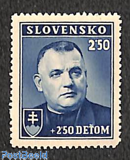 Slovakia 1939 Jozef Tiso Children's Aid Semi-Postal