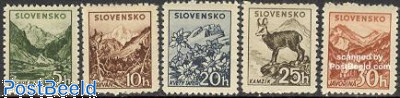 Slovakia 1940 Definitives: Tatra Mountains and Wildlife