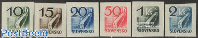Newspaper stamps 6v