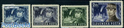 Slovakia 1939 Milan Rastislav Štefánik Death Commemorative Set