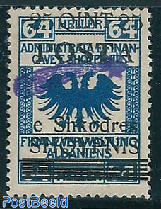 Overprint 1v, on Eagle type II