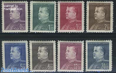 Definitives, Enver Hoxha 8v