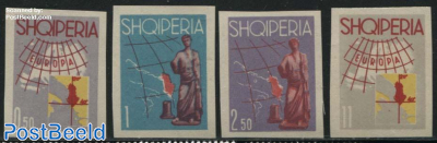Europa 4v imperforated