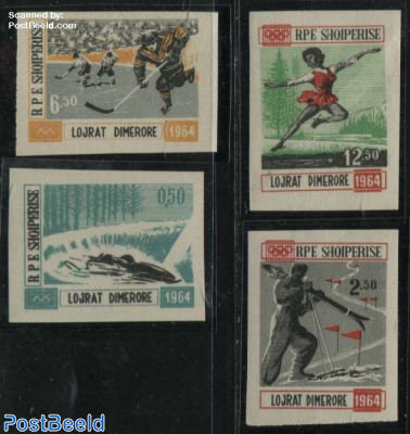 Olympic Winter Games 4v imperforated