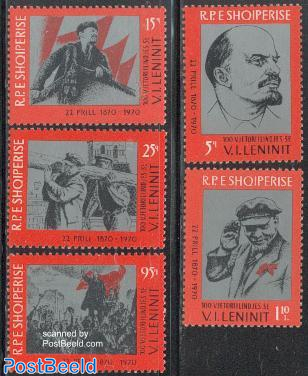 Lenin 100th birthday 5v