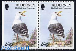 Definitive booklet pair, 24p birds