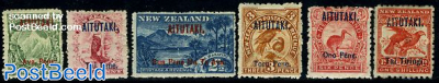 Overprints on New Zealand stamps 6v