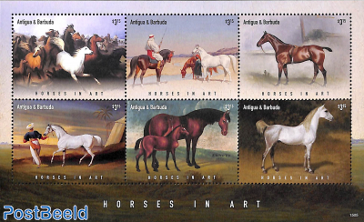 Horses in art 6v m/s