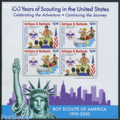 100 Years Scouting in the USA 2x2v m/s