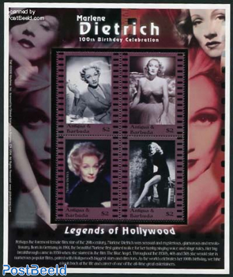 Marlene Dietrich 4v m/s