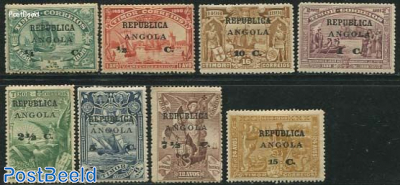 Vasco da Gama 8v (overprints on Timor stamps)