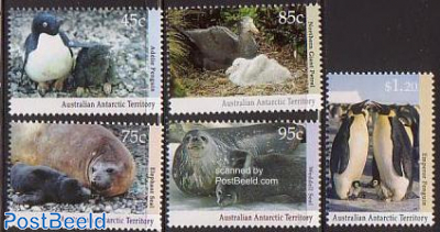 Antarctic wildlife 5v